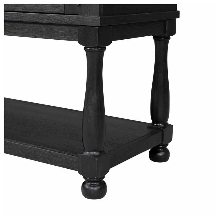 Neue Mills Black and Brown 2 Door Server