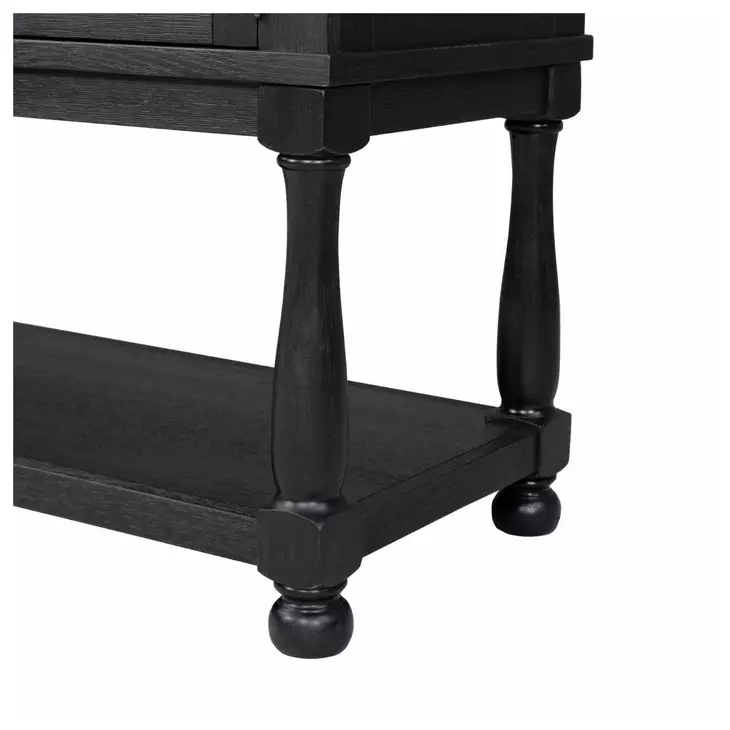 Neue Mills Black and Brown 2 Door Server