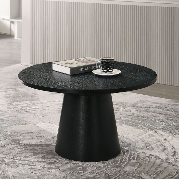 Halewood Black Round Cocktail Table