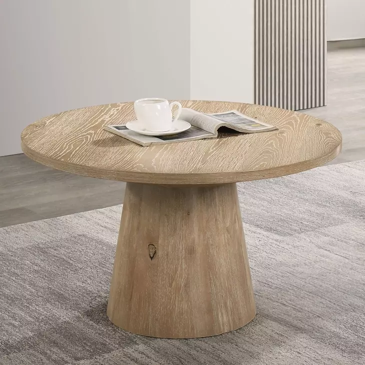 Halewood Oak Round Cocktail Table