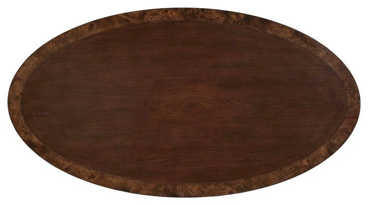 Westerham Dark Cherry Oval Cocktail Table