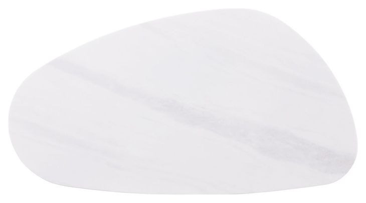 Northwich White and Matte Gold Rectangular Sintered Stone Top Cocktail Table