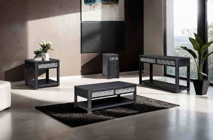 Sterling West Ash Gray Rectangular Occassional Table