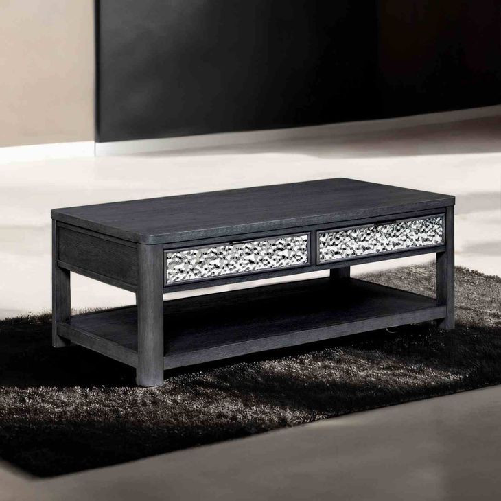 Sterling West Ash Gray Rectangular Occassional Table