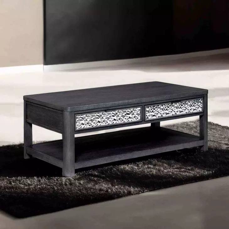 Sterling West Ash Gray Rectangular Occassional Table