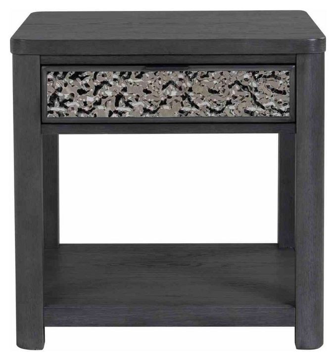 Sterling West Ash Gray Square End Table