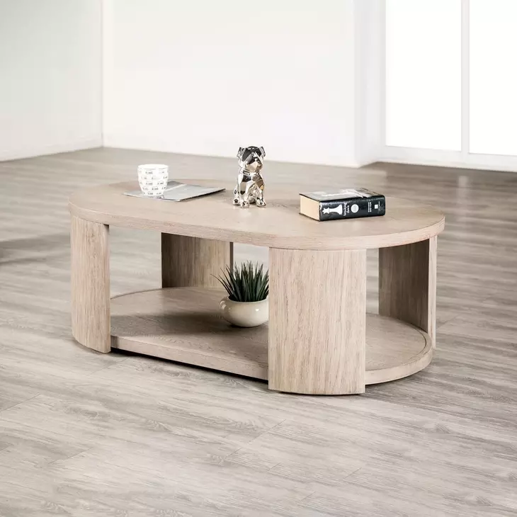 Conisbrough Oak Oval Occasional Table Set