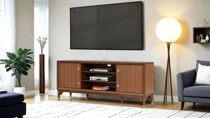 Hepburne Walnut 70" TV Stand