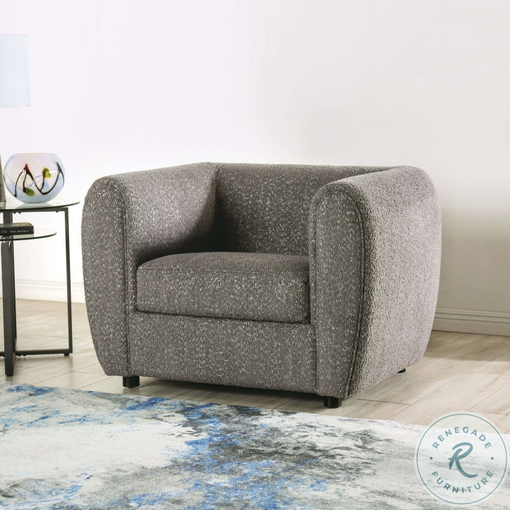 Verdal Charcoal Gray Living Room Set from Furniture of America