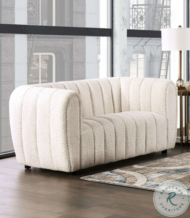 Aversa Off White Loveseat From Furniture of America Coleman Furniture