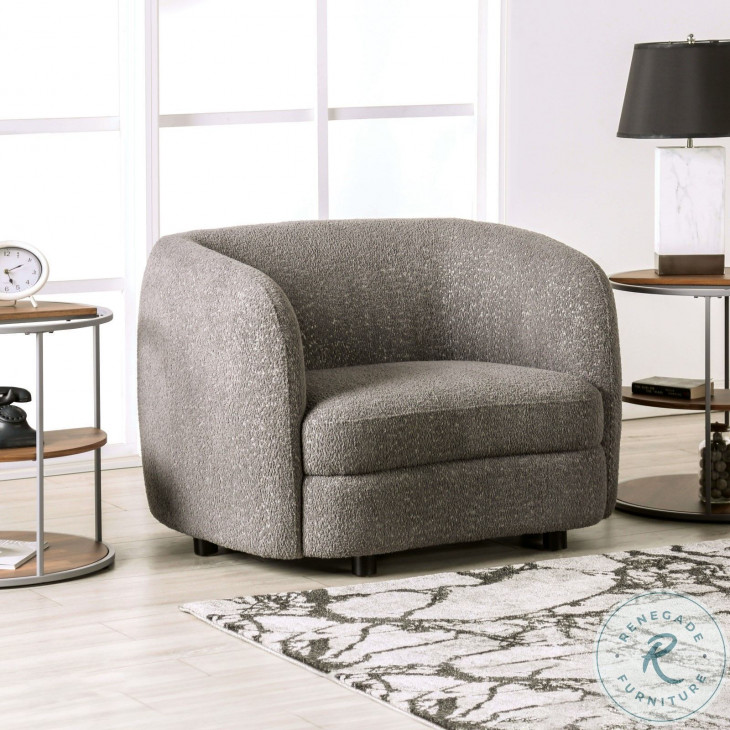 Versoix Charcoal Gray Living Room Set from Furniture of America