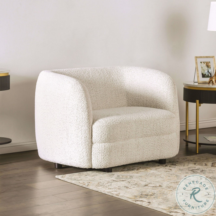 Versoix Off White Living Room Set from Furniture of America | Coleman ...