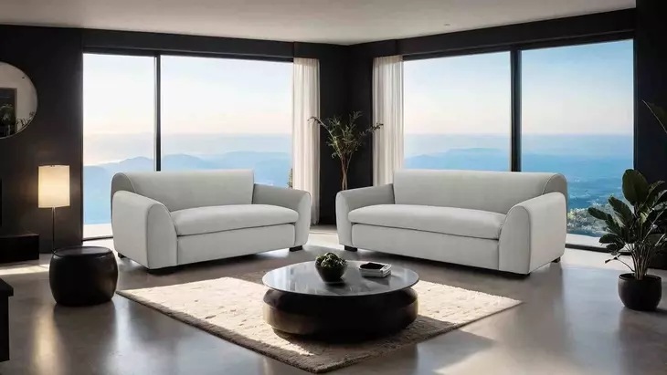 Severo Light Gray Living Room Set