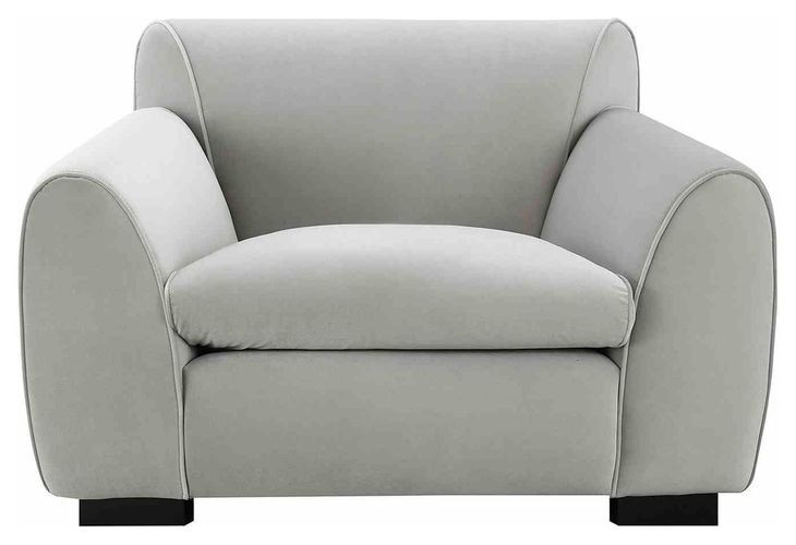 Severo Light Gray Upholstered Accent Chair