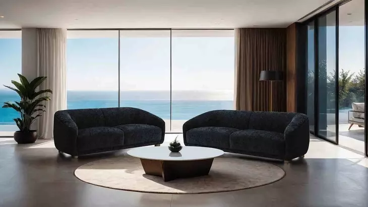 Kolvere Black Upholstered Accent Chair