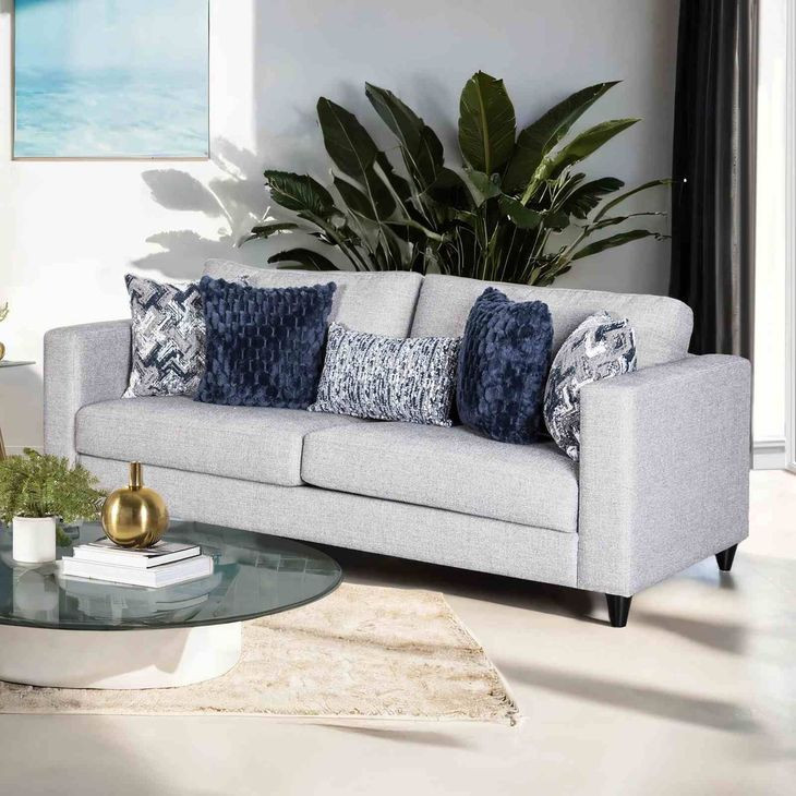 Harlow Light Gray 87" Sofa