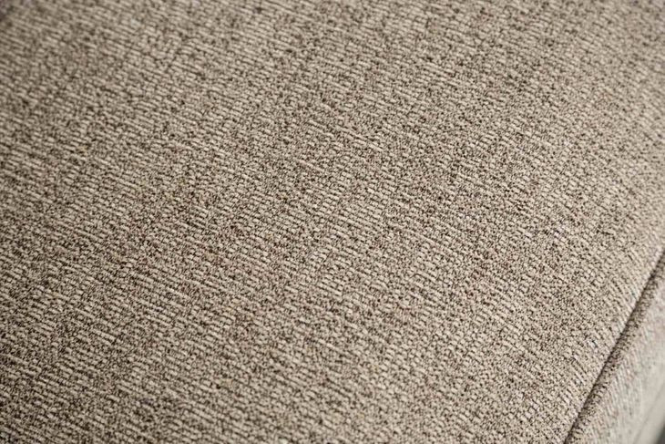 Buckhurst Taupe Upholstered Accent Chair with Nailhead Trim and Pillow
