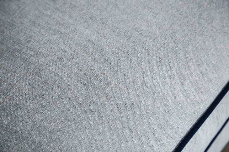 Colindale Gray and Blue Upholstered Accent Chair with Pillow