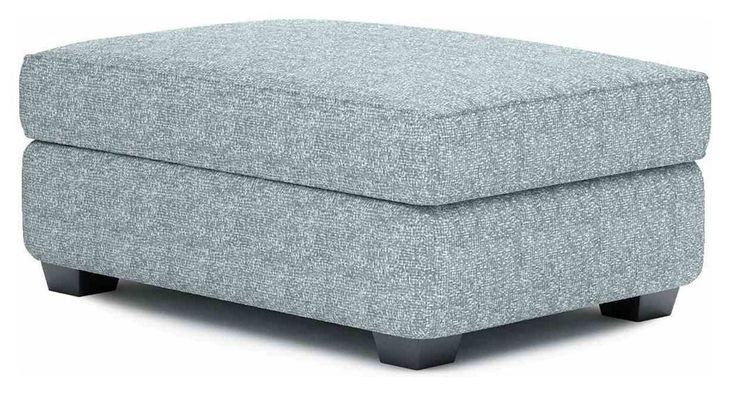 Queensbury Teal Upholstered Rectangular Ottoman