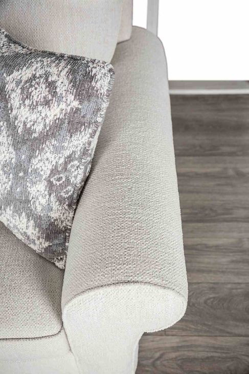 Queensbury White 89" Sofa