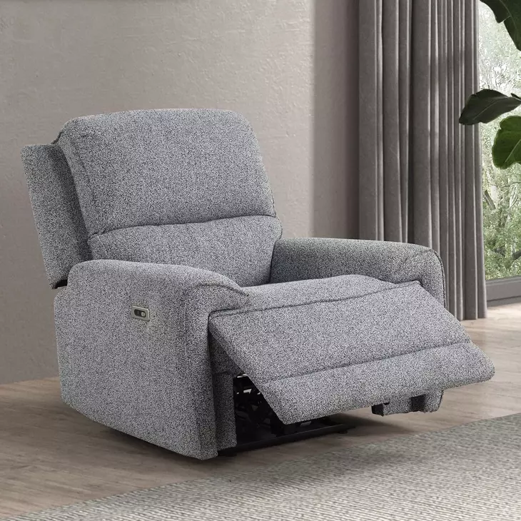 Morcote Gray Power Reclining Living Room Set with USB Charging