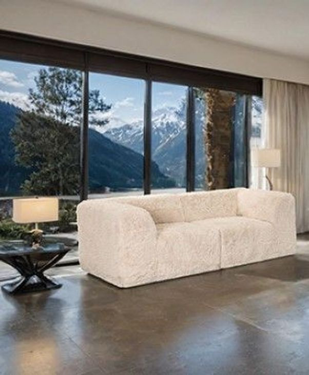 Nappi Sand 80" Modular Loveseat