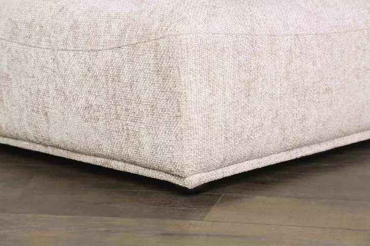 Stavanger Light Brown 3 Piece Modular Sectional with Rectangular Ottoman
