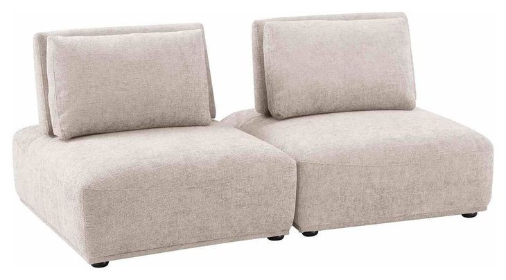 Stavanger Light Brown 2 Piece Modular Sectional