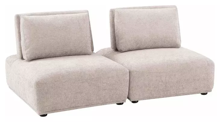 Stavanger Light Brown 2 Piece Modular Sectional