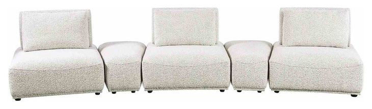 Stavanger Light Gray 5 Piece Modular Curved Sectional