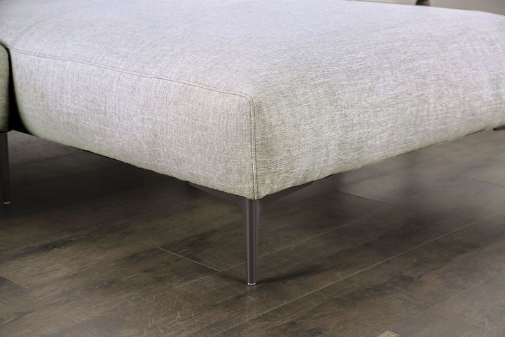 Paderborn Light Gray 123" RAF Sectional