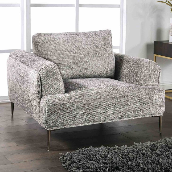 Gladbach Gray Upholstered Accent Chair