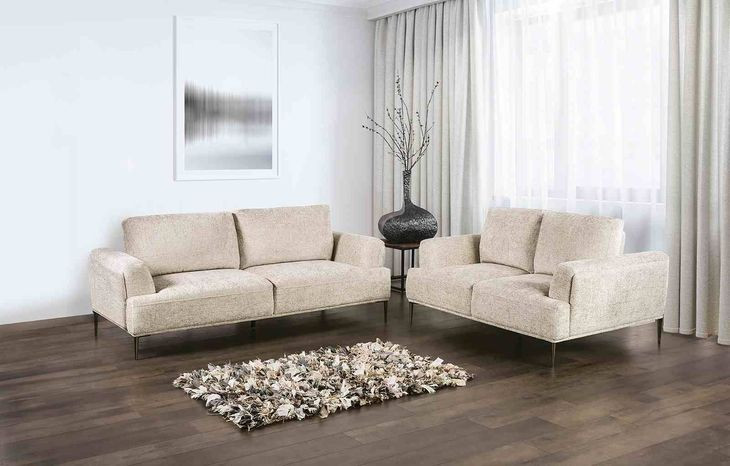 Gladbach Light Brown 81" Sofa