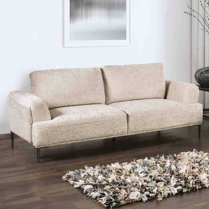 Gladbach Light Brown 81" Sofa
