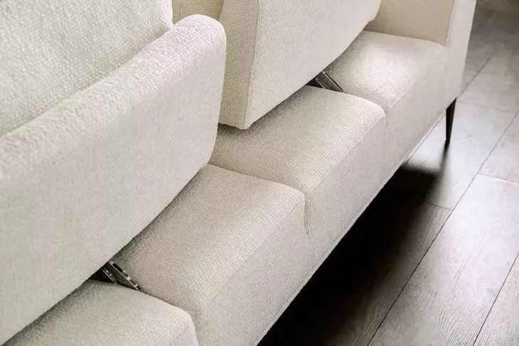 Gladbach Linen White Upholstered Accent Chair