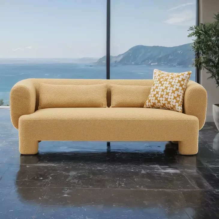 Phedra Yellow Living Room Set