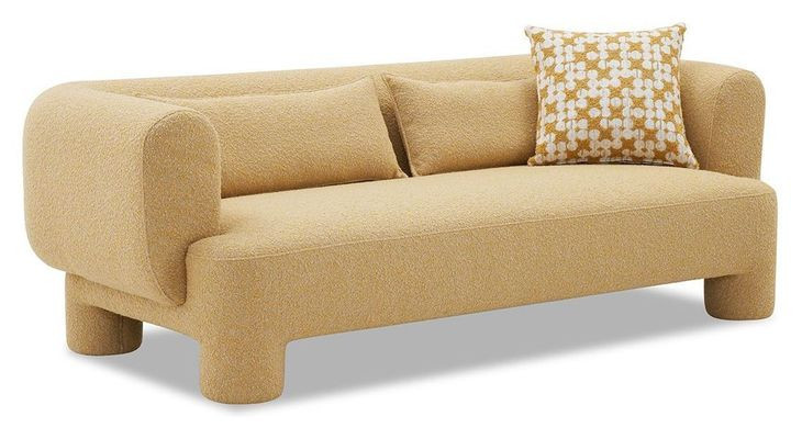 Phedra Yellow 83" Sofa