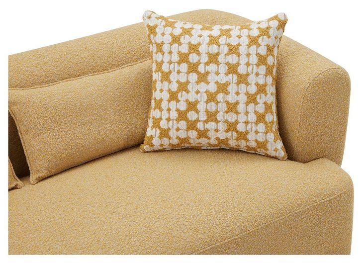 Phedra Yellow 83" Sofa