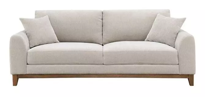 Watton Light Gray Living Room Set with Pillows