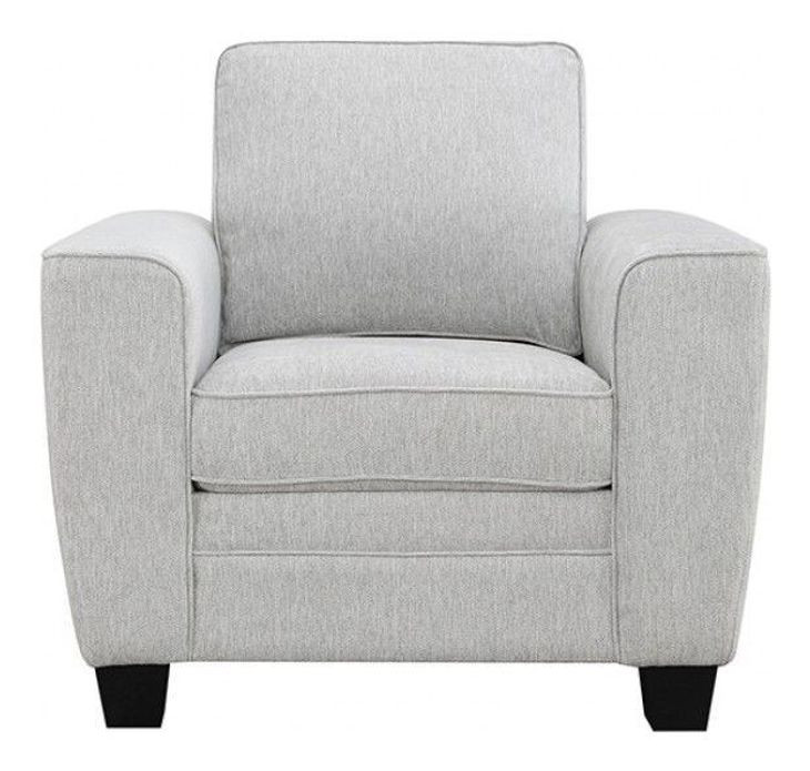 Enea Light Gray Living Room Set with Pillows