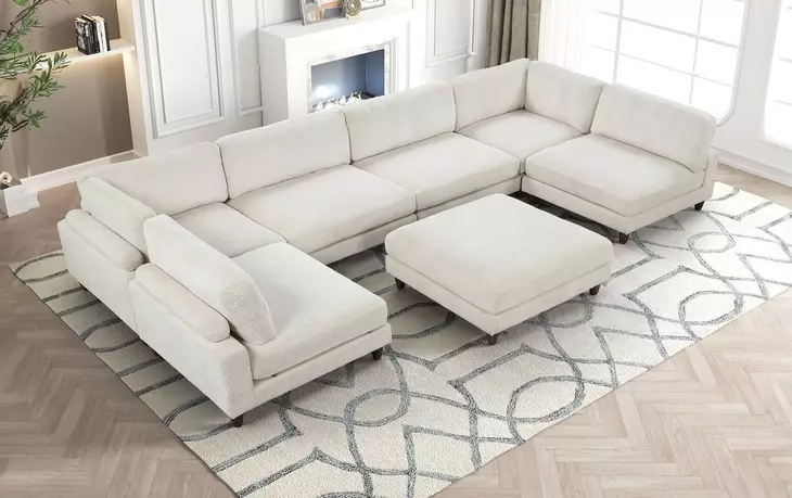Dagenham Beige 178" Sectional