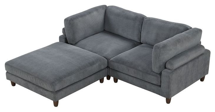 Dagenham Gray 89" Modular Sectional
