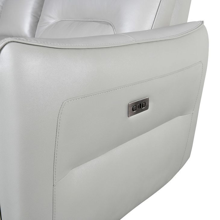 Terentius Taupe 63" Power Reclining Loveseat with Storage