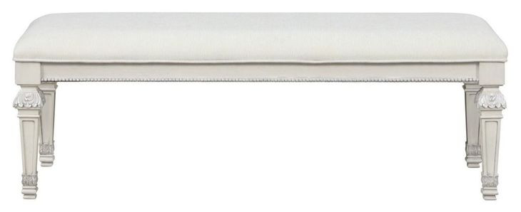 Stella Mia Creamy White Accent Bench