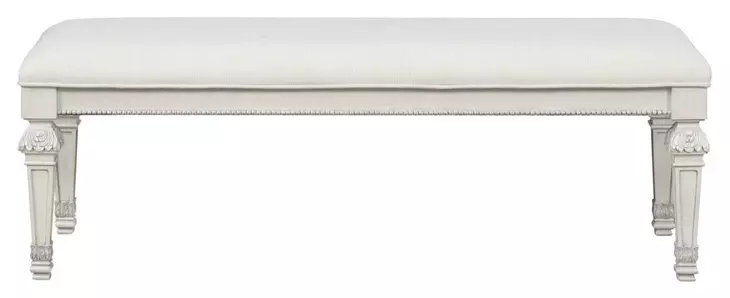 Stella Mia Creamy White Accent Bench