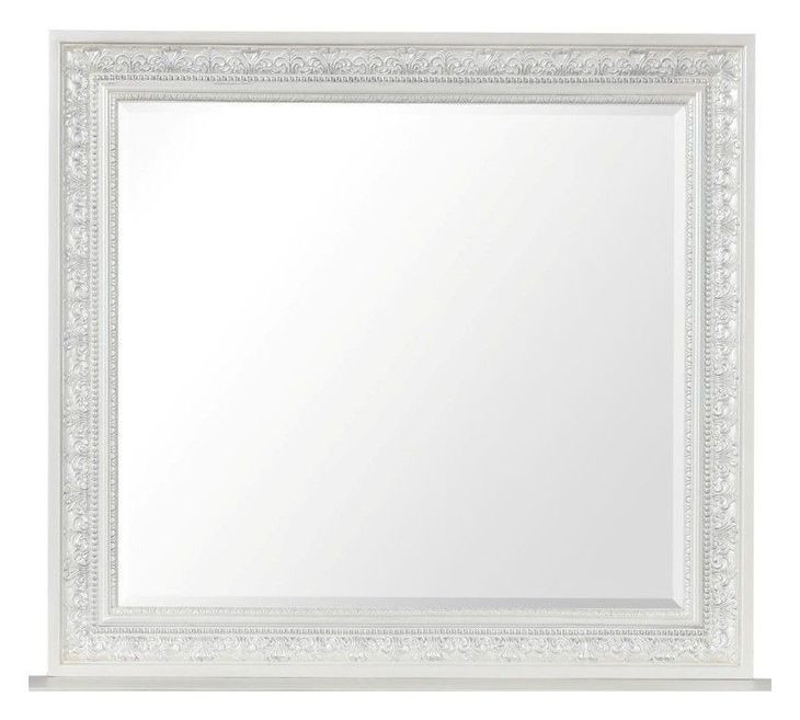 Stella Mia Creamy White Rectangular Dresser Mirror