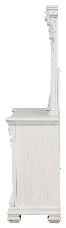 Promenade Wire Brushed White 9 Drawer Dresser