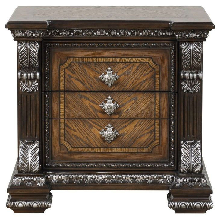 Promenade Espresso 3 Drawer Nightstand with USB Charging