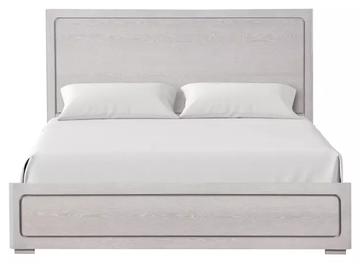 Crowthorne White Oak Queen Panel Bed