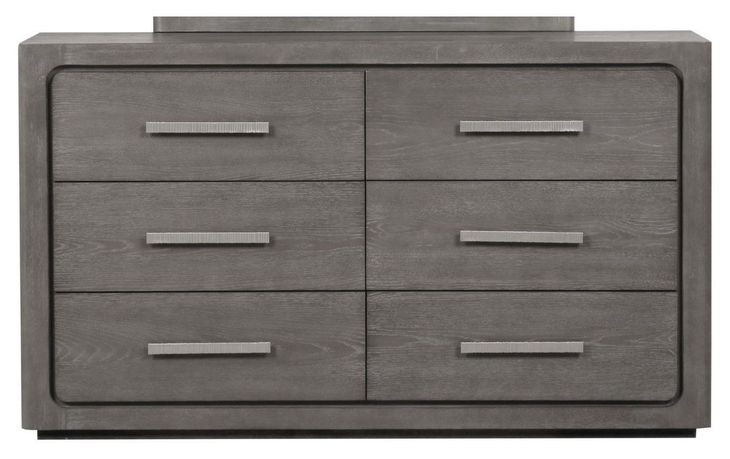 Crowthorne Warm Gray 6 Drawer Dresser